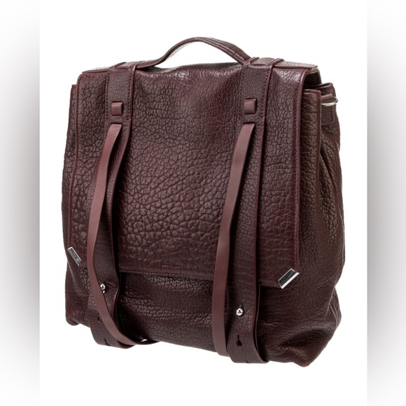 **GVY** All Saints 4-way Leather Convertible Backpack Crossbody Tote Bag main image 7